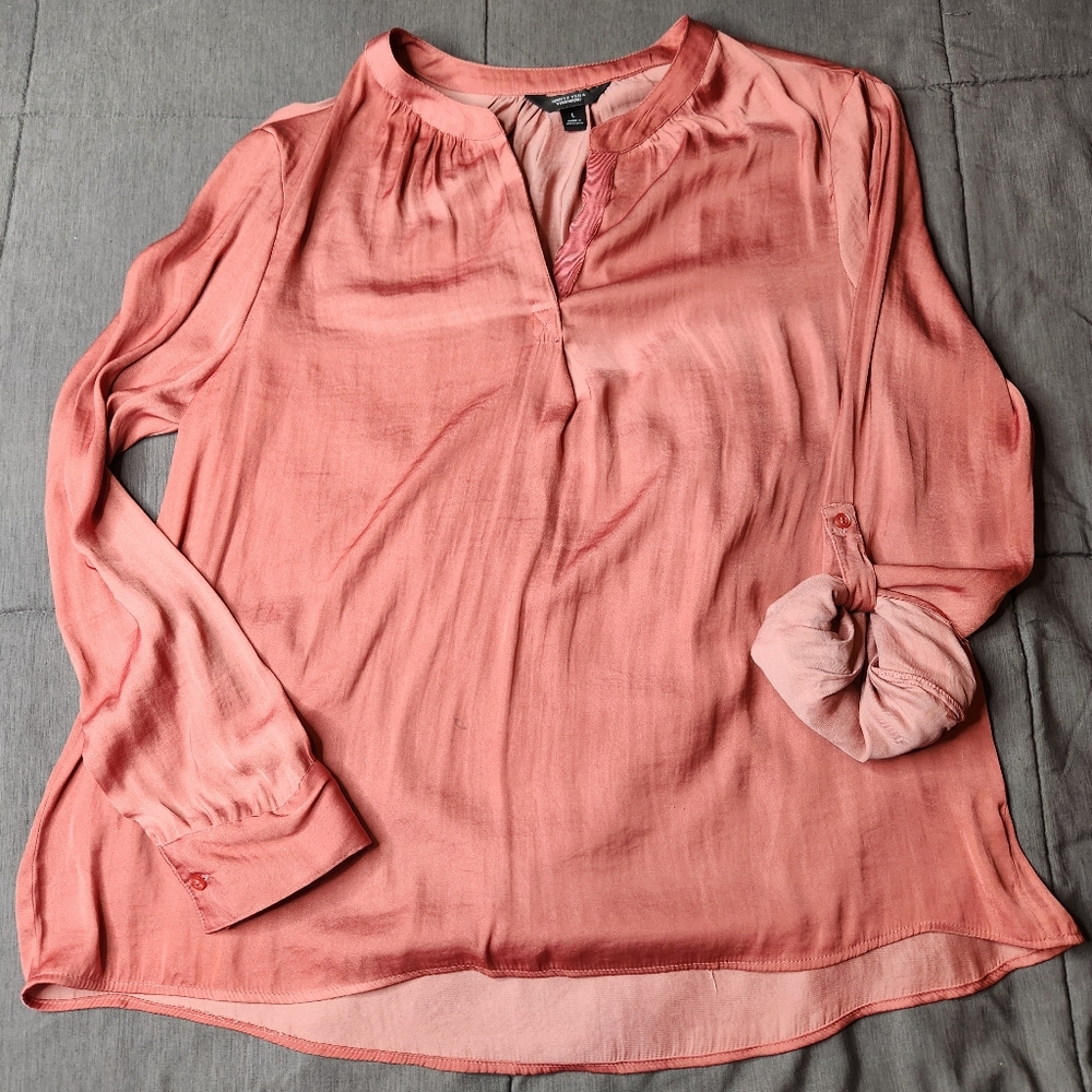 Simply Vera Wang Rose Blush Dressy Top